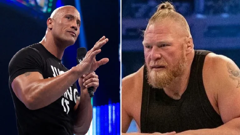 lesnar vs rock
